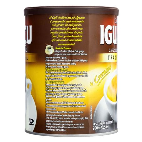 CAFE IGUACU SOLUVEL LATA TRADICIO 200G 360-2