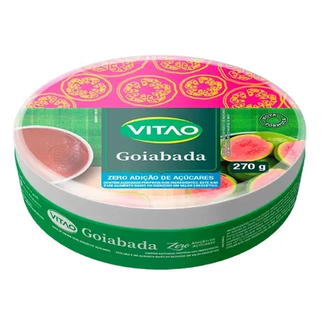 Goiabada Zero Açúcar 270 g – Vitao