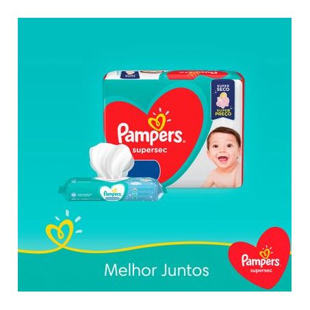 FRALDA DEC PAMPERS SUPERSEC PACOTAO G