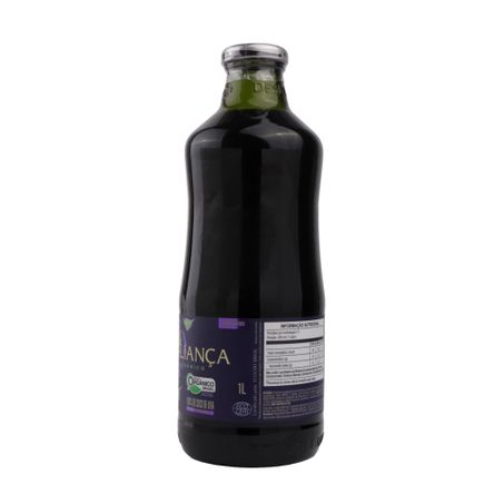 Suco Orgânico de Uva Aliança Tinto Garrafa 1lt 360-9