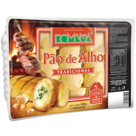 Pao de alho romena trad 450g