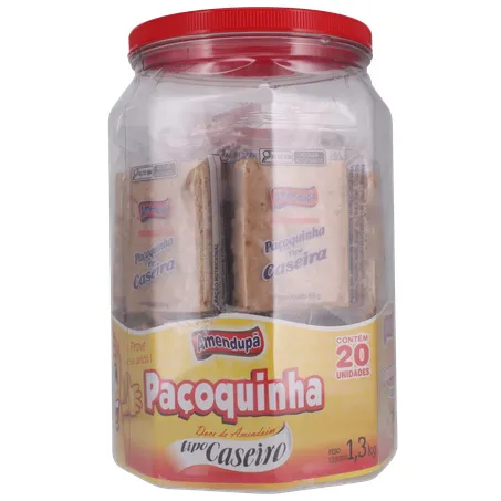 Paçoca amendupã caseiro pote 1.3kg 360-1