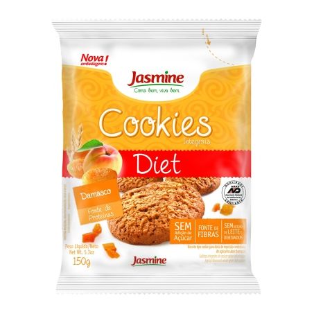 Cookies jasmine zero damasco/choco 120g