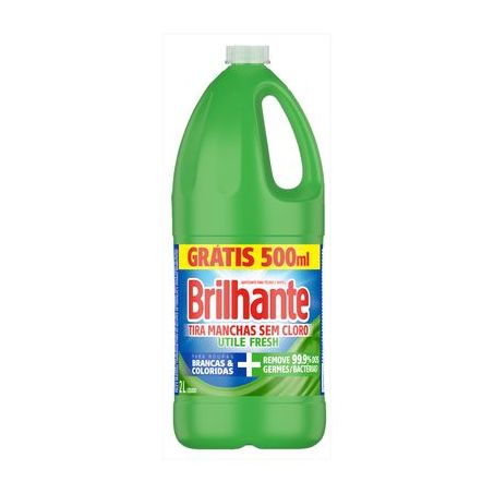 TIRA MANCHAS BRILHANTE UTILE FRESH GRT 500ML 2L 