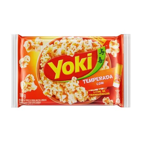 PIPOCA P/MICROONDAS YOKI C/TOQUE DE CHEFE 100G