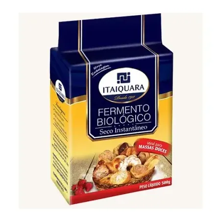 Fermento Itaiquara Instantâneo Biologico Massa Doce 500g