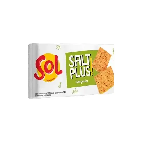 BISCOITO BRANDINI SALT PLUS GERGELIM 360G