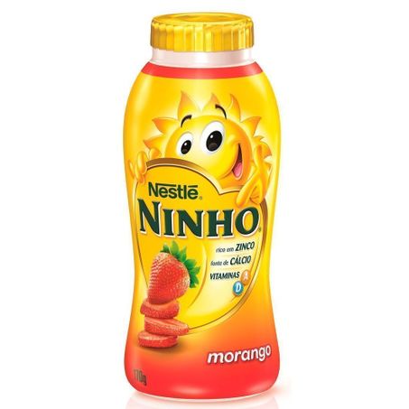 Iogurte nestle ninho 170g morango gf