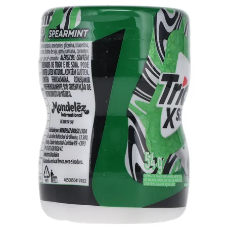 GOMA MASCAR TRIDENT GARRAFA SPEARMINT 54G 360-28