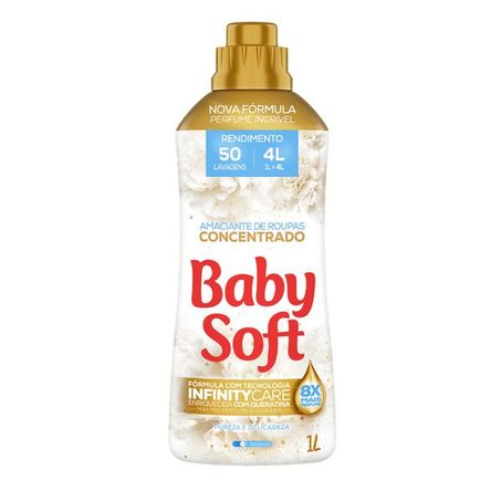 Amaciante Baby Soft Concentrado Pureza e Delicadeza Frasco 1l 
 
