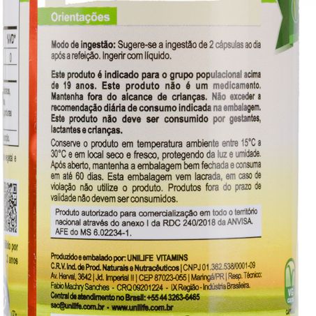 MIO INOSITOL 600MG 60CAPSULAS UNILIFE 360-1