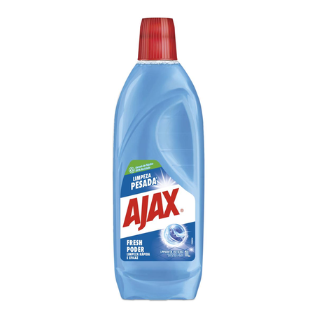 Limpador Ajax 1 Litro - Fresh - Limpeza Pesada