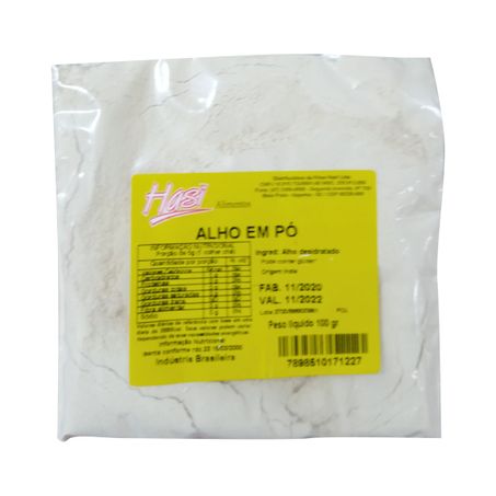 ALHO HASI EM PO 100G
