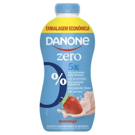 Iogurte danone 1200g morango zero