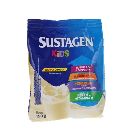 ALIMENTO SUSTAGEN KIDS BAUNILHA SACHÊ 190G 360-35
