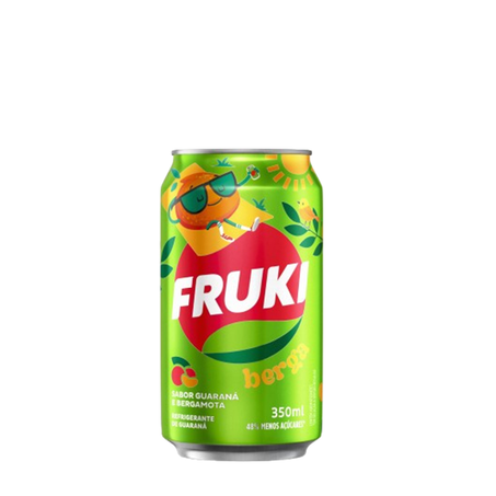 REFRIGERANTE FRUKI GUARANÁ C/BERGAMOTA 350ML