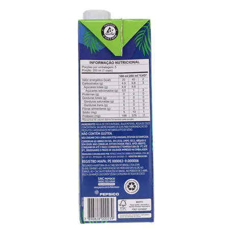 ÁGUA CÔCO KERO COCO TP 1L 360-1