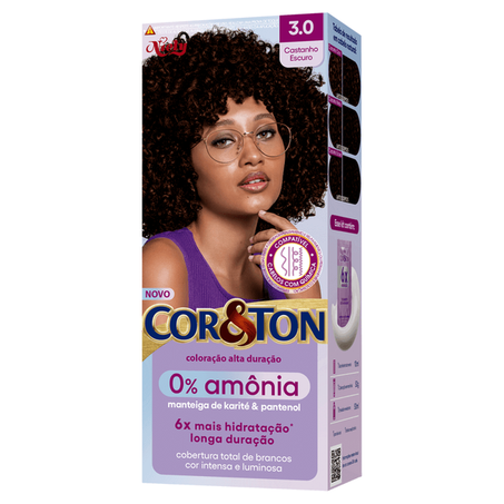 TINTURA COR&TON LOREAL S/ AMONIA PRETO 2.0        