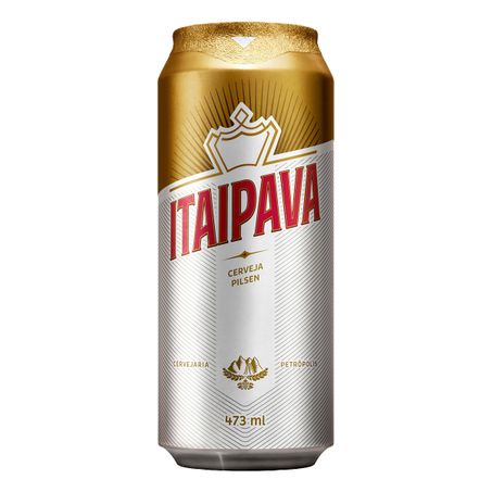 Cerveja pilsen itaipava latão