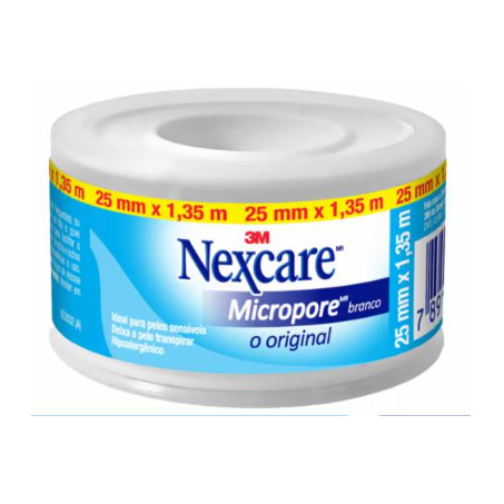 CURATIVO MICROPORE BRANCO 25MM X 1,35M