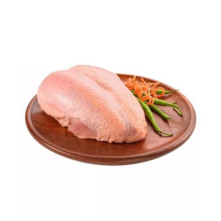 Peito frango congelado com osso e com pele