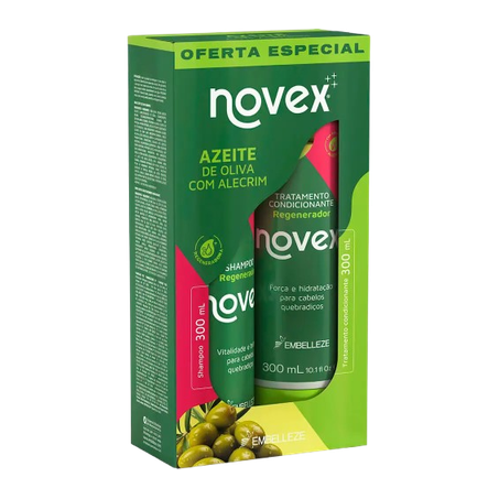 KIT SHAMPOO + CONDIC NOVEX AZEITE DE OLIVA 300 ML 