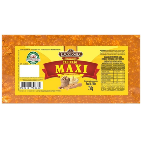 Tabletao dacolonia 250g maxi