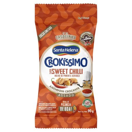 AMENDOIM SANTA HELENA CROKISSIMO SWEET CHILLI 90G