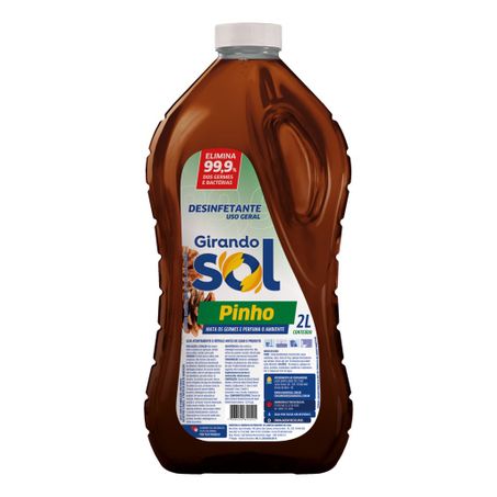 Desinfetante Uso Geral Pinho Girando Sol Frasco 2l 