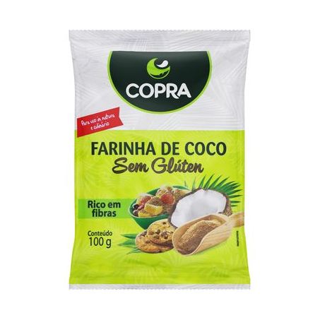 Farinha de coco copra 100gr s/gluten