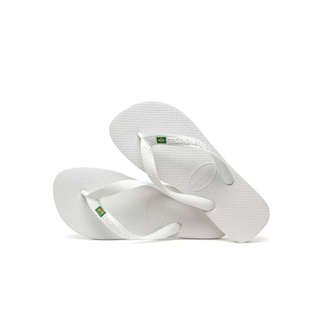 Sandália Havaianas Brasil Branco Tamanho 39/40