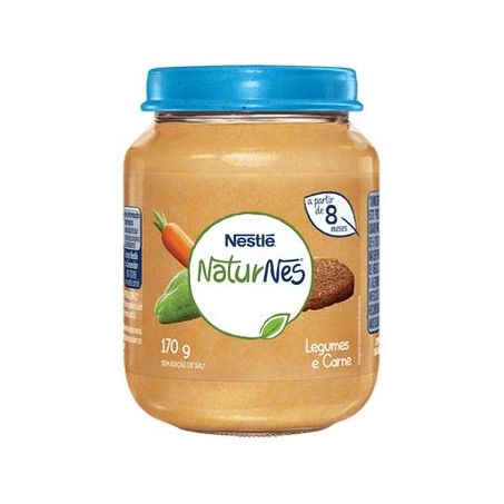 Papinha Naturnes Legumes Carne 170G