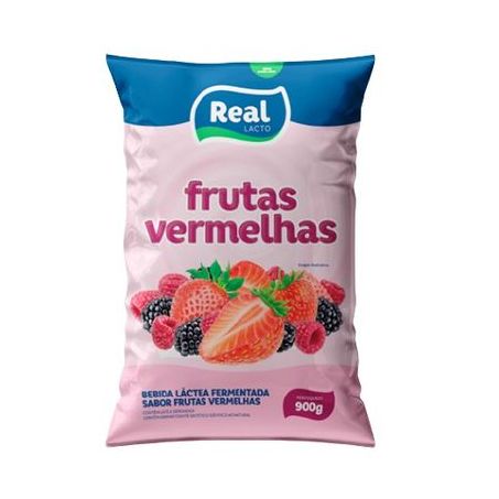 Iogurte Real Frutas Vermelhas Saco 900G