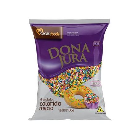 GRANULADO DONA JURA 130G COLORIDO