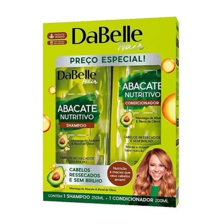 KIT DABELLE SHAMP+COND 2X1 ABACATE NUT
