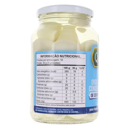 Ovos de codorna quintaes 300g 360-3