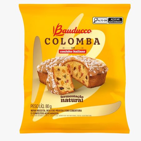 COLOMBA PASCAL BAUDUCCO C/CONFEITO ITALIANO 80G