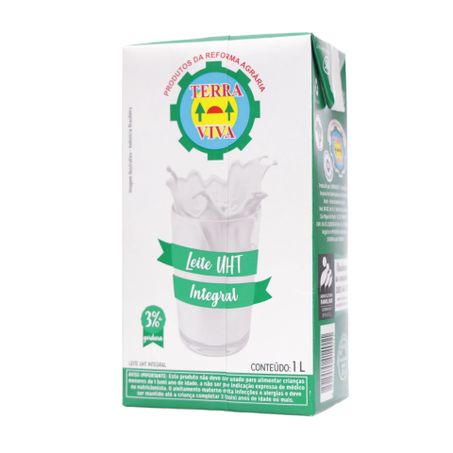 Leite UHT Integral Terra Viva Caixa 1lt 360-34