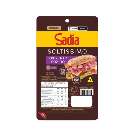 Presunto sadia soltissimo fat. 200g
