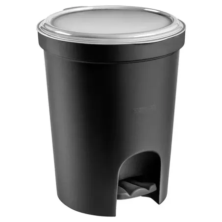 Sanremo lixeira plastica redonda com pedal 6,6l sr274/20