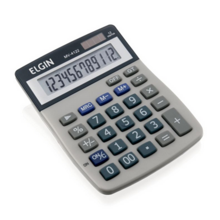 Escolar calculadora elgin mv4122 12dig un