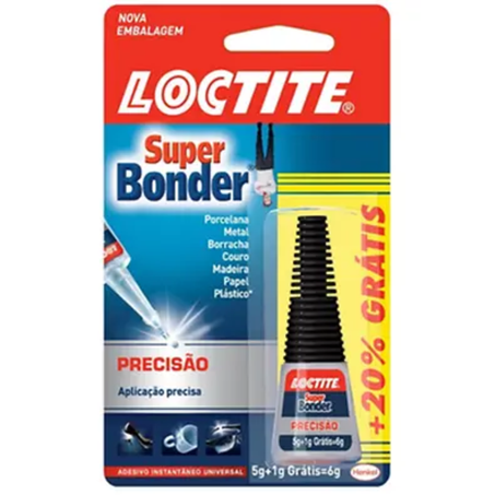 Cola super bonder precisao 5g+1g promocional