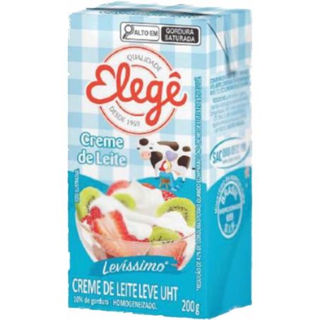 CREME DE LEITE ELEGE LEVISSIMO 200G (102447)