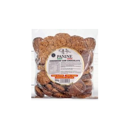 Biscoito Panine Amendoim com Chocolate 250G