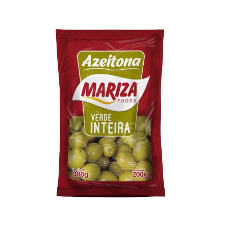Azeitonas mariza 200g verde sem caroço