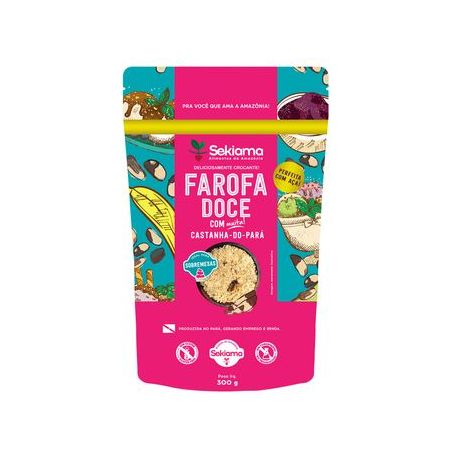 FAROFA SEKIAMA DOCE C/ CASTANHA DO PARA 300G
