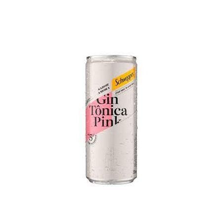 Bebida alcoólica schweppes gin tônica pink 310ml