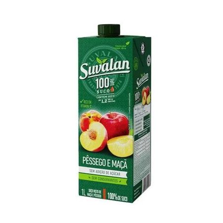 Suvalan-nectar fruta 1lt pessego maca