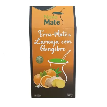 ERVA MATE NOVO MATE LARANJA/GENGIBRE 500GR