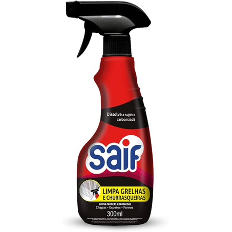 LIMPA GRELHAS&CHURRASQUEIRAS SAIF GATILHO 300ML